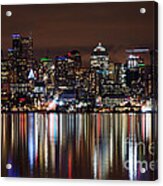 Reflections In Seattle Acrylic Print