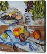 Rendition Still Life With Compotier Acrylic Print