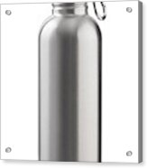 Reusable Stainless Steel Water Bottle Acrylic Print