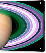 Rings Of Saturn Acrylic Print