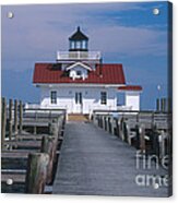 Roanoke Marshes Lighthouse, Nc Acrylic Print
