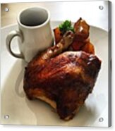 Roasted Chicken With Roasted Sweet Acrylic Print