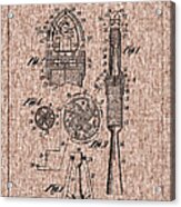 Robert Goddard's 1914 Rocket Patent Acrylic Print