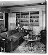 Robert Montgomery In His Living Room Acrylic Print