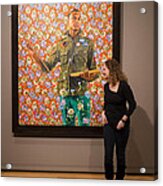 Robin And Anthony Of Padua By Kehinde Wiley Acrylic Print
