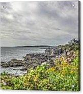 Rocky Maine Shoreline Acrylic Print