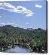 Rocky Mountain Lake Acrylic Print