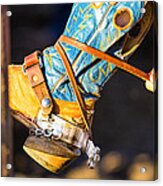 Rodeo Boot Tie Down Acrylic Print