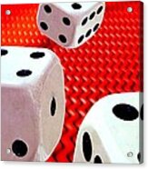 Roll Of The Dice Acrylic Print