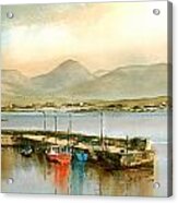Roundstone Harbour Galway Acrylic Print