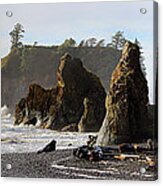 Ruby Beach Acrylic Print