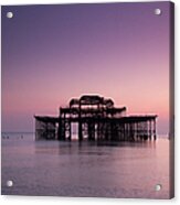 Ruins Of  West Pier Acrylic Print