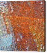Rust On A Metal Surface Acrylic Print