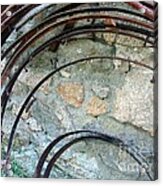 Rusted Rims - Blacksmith Shop - Waterloo Village Acrylic Print