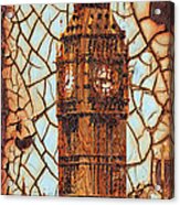 Rustic Lite Big Ben Acrylic Print