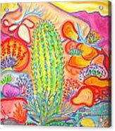 Sacred Cactus Acrylic Print