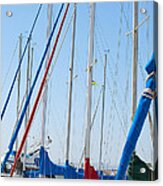 Sailboat Masts Acrylic Print