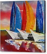 Sailboat Reflections Acrylic Print