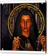 Saint Tekakwitha The Lily Of The Mohawks Acrylic Print