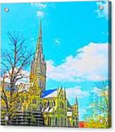 Salisbury Cathedral Acrylic Print