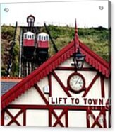 Saltburn Lift To Town Acrylic Print