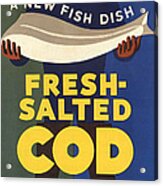 Salted-cod 1940s Uk Fish Salted Cod Acrylic Print