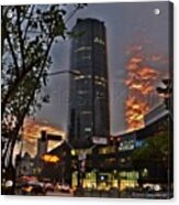 Sampa At Dusk! #sampa #saopaulo #dusk Acrylic Print