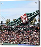 San Francisco Giants Baseball Ballpark Fan Lot Giant Glove And Bottle 5d28246 Acrylic Print