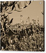 San Gimignano Ii Acrylic Print