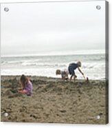 Sand Castle Acrylic Print