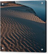 Sand Dunes Along Scammons Lagoon Coast Acrylic Print