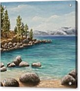 Sand Harbor Lake Tahoe Acrylic Print