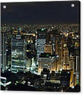 Sao Paulo Downtown From Terraco Italia Acrylic Print