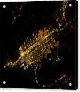 Satellite View Of Las Vegas, Nevada, Usa Acrylic Print