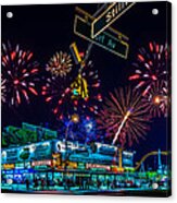 Saturday Night At Coney Island Acrylic Print