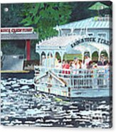 Saugatuck Chain Ferry Acrylic Print