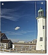 Scituate Light Keeper Acrylic Print