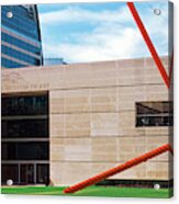 Sculpture Outside A Museum, Dallas Acrylic Print