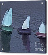 Sea Glass Flotilla Acrylic Print