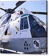 Sea King Military Helicopter Acrylic Print