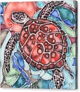 Sea Turtle Acrylic Print