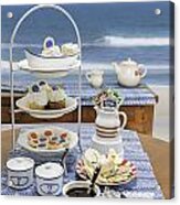 Seaside Tea Party Acrylic Print