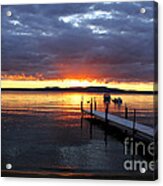 Sebago Lake Sunset Acrylic Print