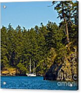 Secluded Anchorage Acrylic Print