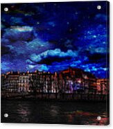 Seine River Paris France Acrylic Print