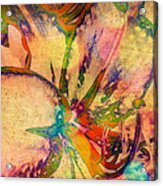 Springtime Floral Abstract Acrylic Print