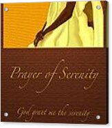 Serenity Prayer Acrylic Print