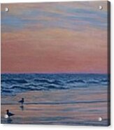 Serenity - Study For Dusk At The Shore Acrylic Print