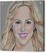 Shakira Acrylic Print
