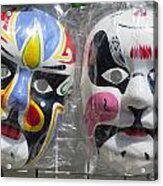 Shanghai Masks Acrylic Print